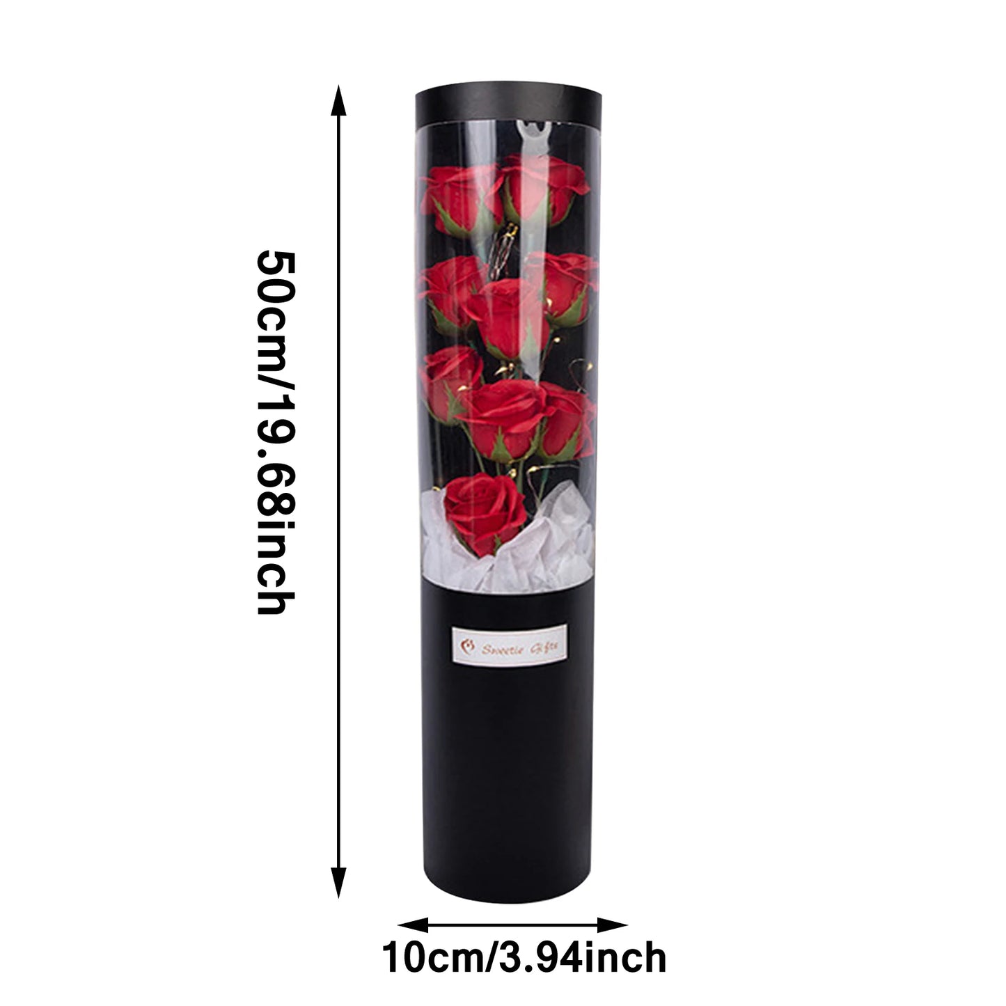 Künstliche Blume Rose Seife Bouquet Geschenkbox