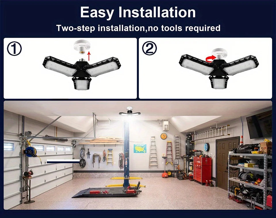 LED-Garagenglühbirnen 45W / 60W / 80W // 10000LM Superhell