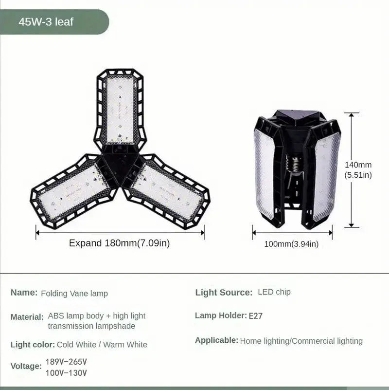 LED-Garagenglühbirnen 45W / 60W / 80W // 10000LM Superhell