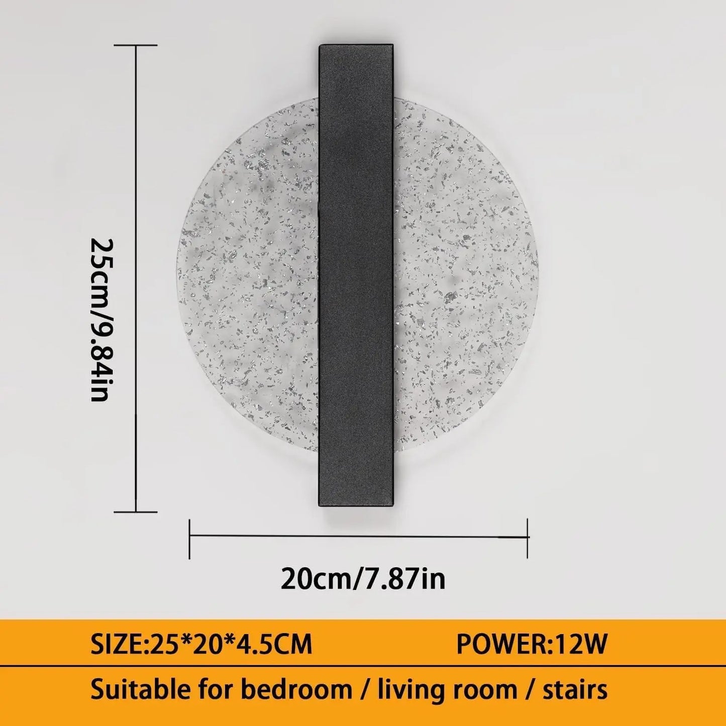 Moderne LED-Wandleuchte