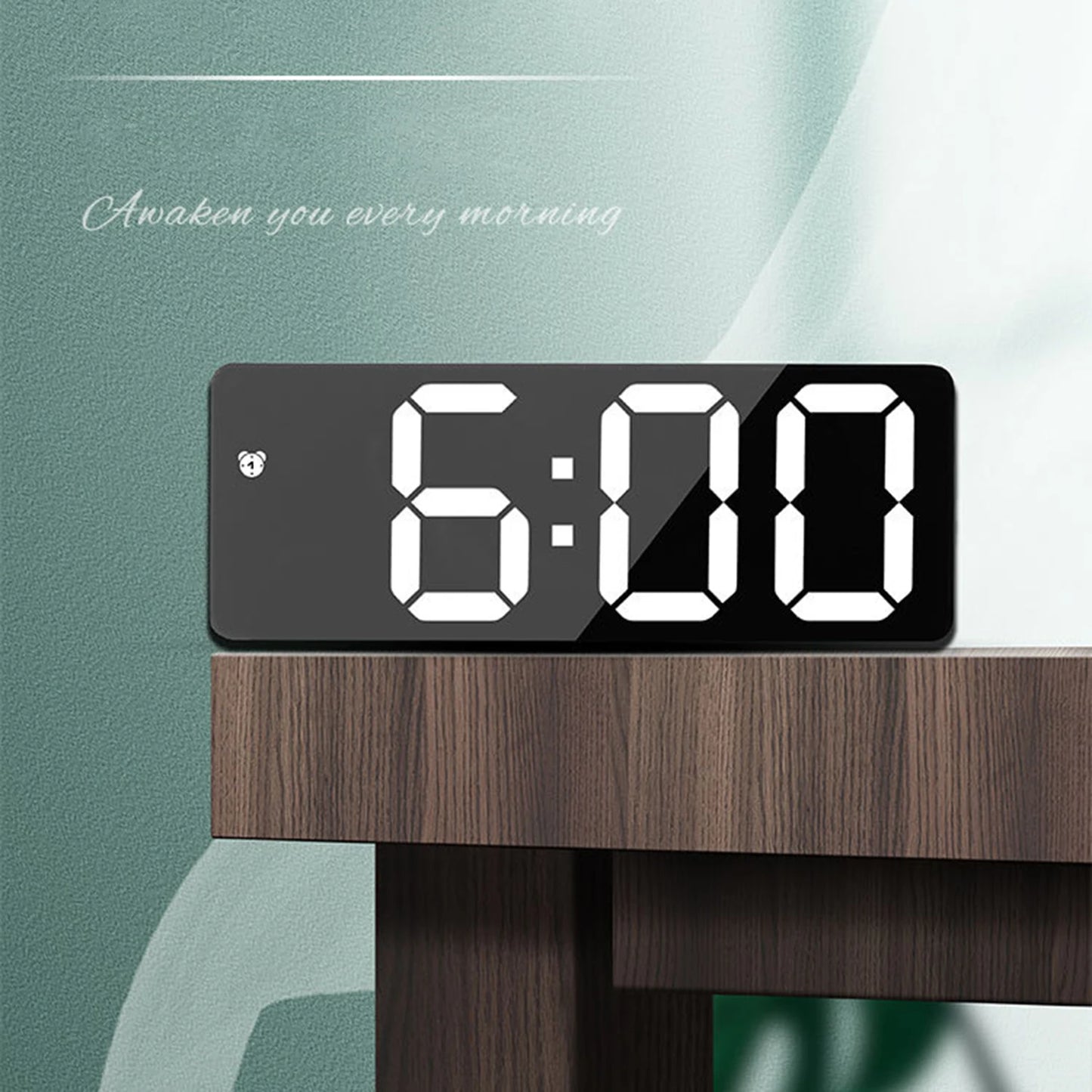 Wandmontierte digitale Wanduhr mit Fernbedienung