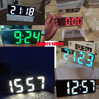Wandmontierte digitale Wanduhr mit Fernbedienung