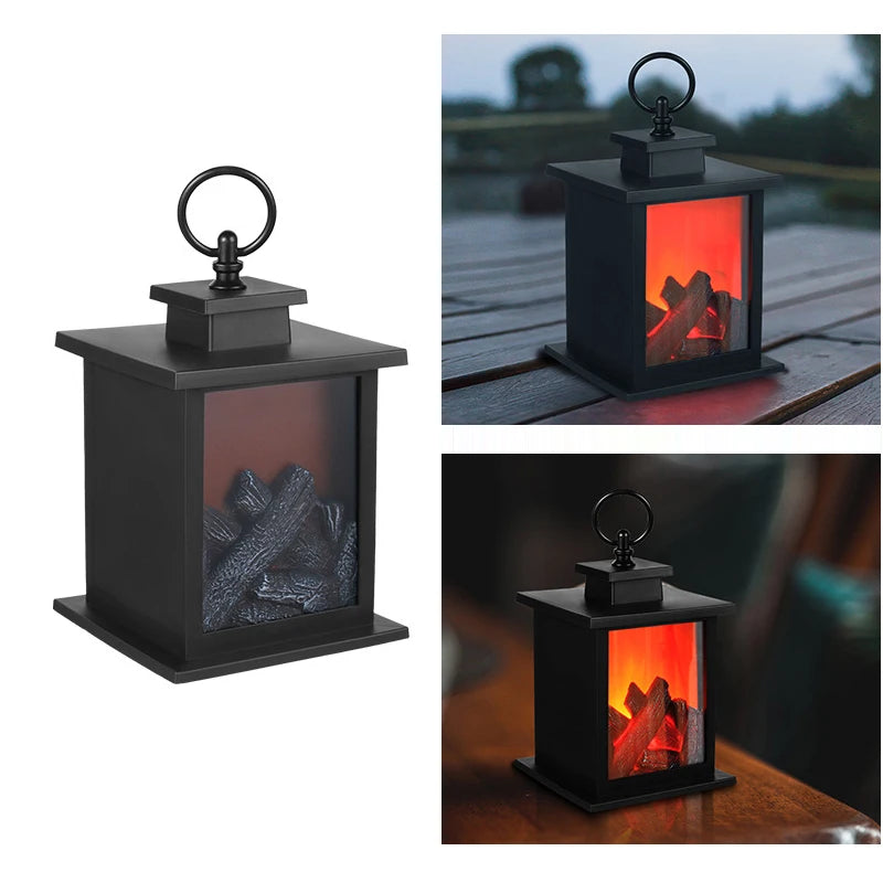 LED-Kaminbeleuchtung, dekorative Tischlampe, Flammenbeleuchtung