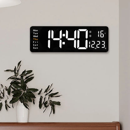 Wandmontierte digitale Wanduhr mit Fernbedienung