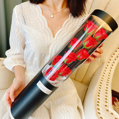 Künstliche Blume Rose Seife Bouquet Geschenkbox