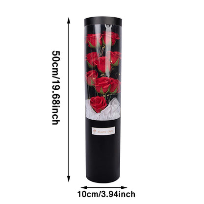 Künstliche Blume Rose Seife Bouquet Geschenkbox