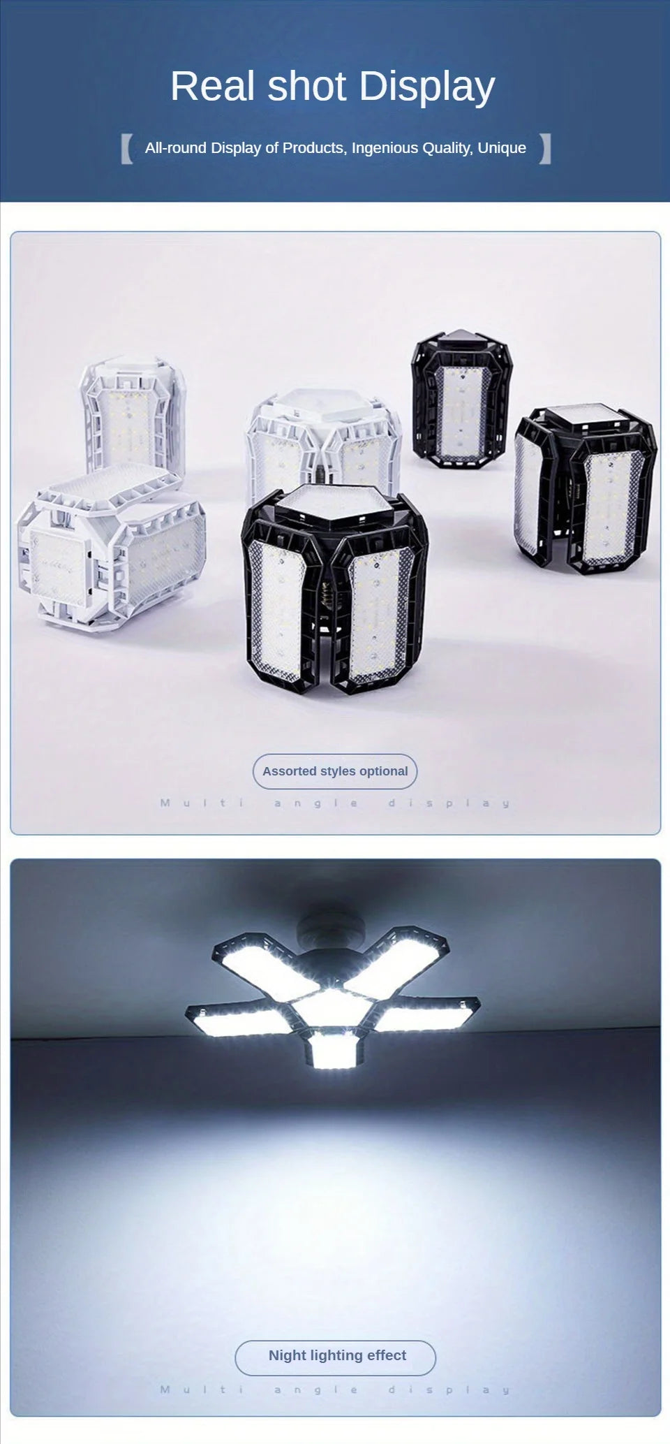 LED-Garagenglühbirnen 45W / 60W / 80W // 10000LM Superhell