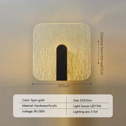 Nordische LED-Wanddekolampe