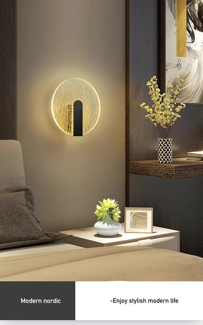 Nordische LED-Wanddekolampe
