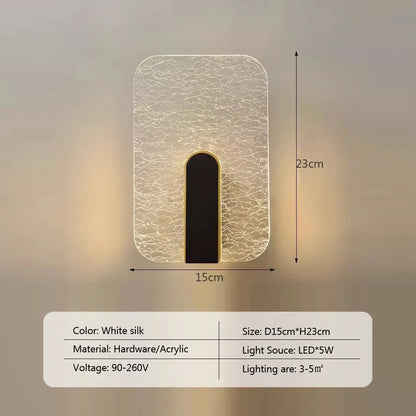 Nordische LED-Wanddekolampe