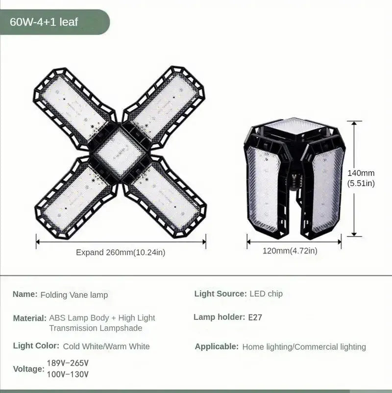 LED-Garagenglühbirnen 45W / 60W / 80W // 10000LM Superhell