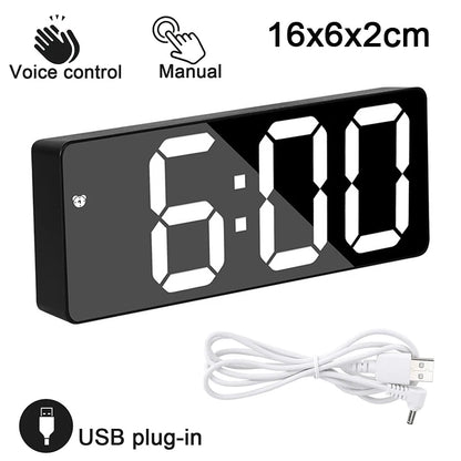Wandmontierte digitale Wanduhr mit Fernbedienung