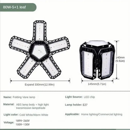 LED-Garagenglühbirnen 45W / 60W / 80W // 10000LM Superhell