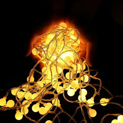 10M Kleine Ball Lichterkette Globe Lichterkette USB/Batterie