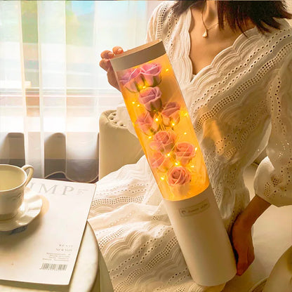 Künstliche Blume Rose Seife Bouquet Geschenkbox