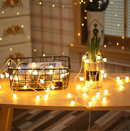 10M Kleine Ball Lichterkette Globe Lichterkette USB/Batterie
