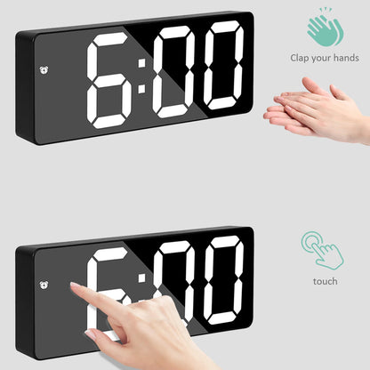 Wandmontierte digitale Wanduhr mit Fernbedienung