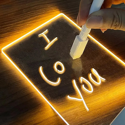 Notiztafel Kreatives LED-Nachtlicht