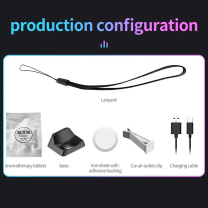Aromatherapie Magnetic Pickup Lampe Bunte Umgebungs Luft Frischer Runde RGB Lichter Wiederaufladbare