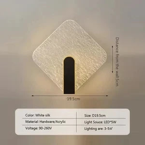 Nordische LED-Wanddekolampe