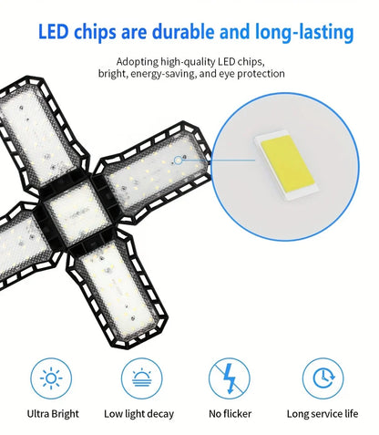 LED-Garagenglühbirnen 45W / 60W / 80W // 10000LM Superhell