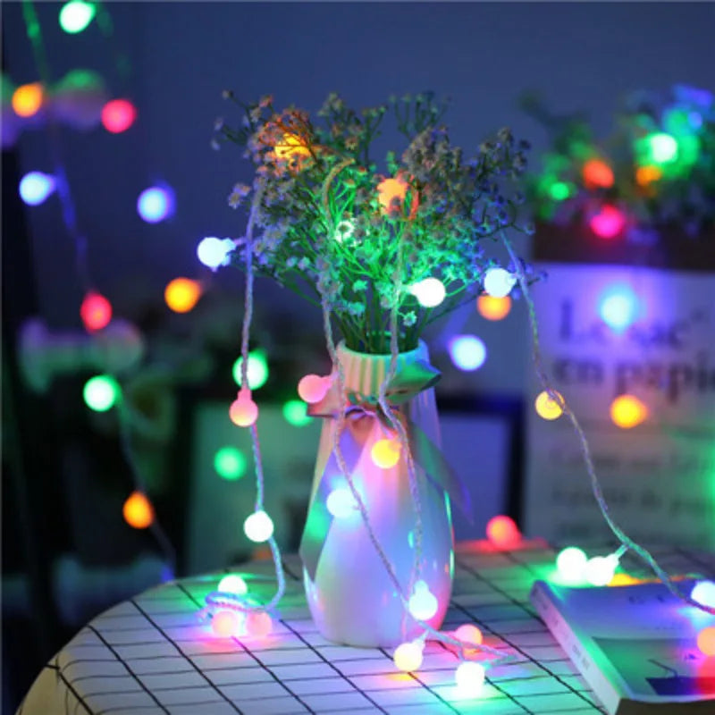 10M Kleine Ball Lichterkette Globe Lichterkette USB/Batterie